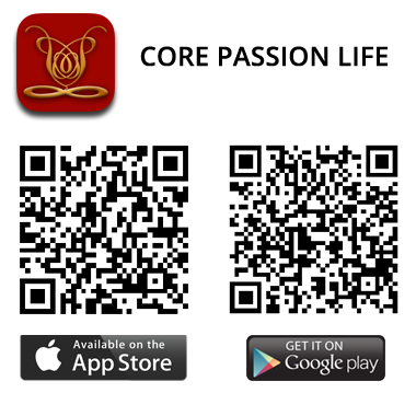 Core Passion Life QR codes to app